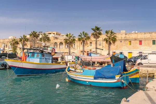 Přístav Marsaxlokk — Stock fotografie