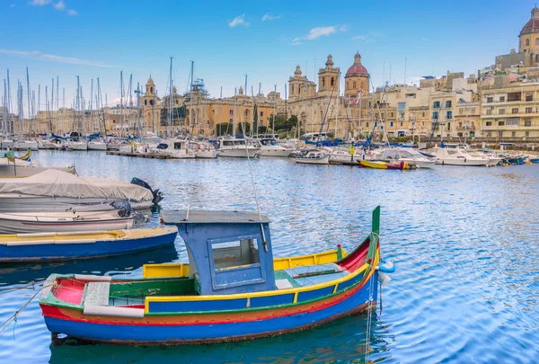 Docyard Creek em Vittoriosa Valletta — Fotografia de Stock