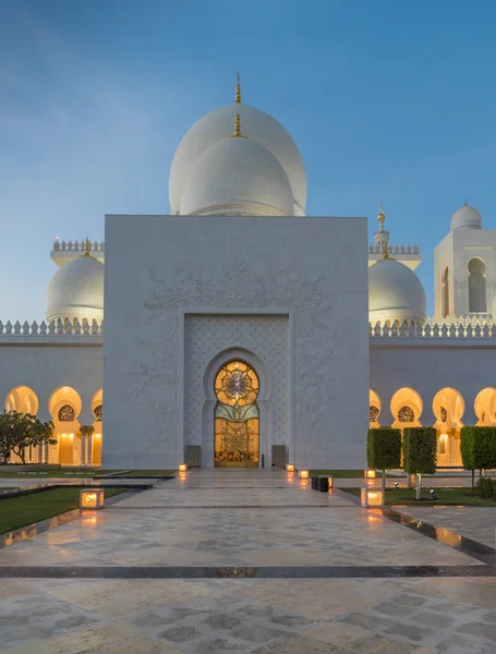 Sheikh Zayed stor moské i Abu Dhabi — Stockfoto