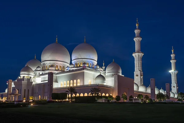 Sjeik Zayed Grote Moskee in Abu Dhabi — Stockfoto