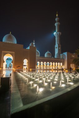 Şeyh Zayed, Abu Dabi 'deki Büyük Cami.