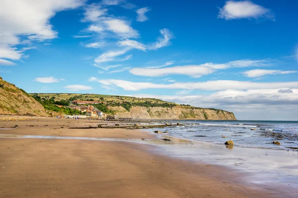 Robin Hoods Bay в Англии — стоковое фото