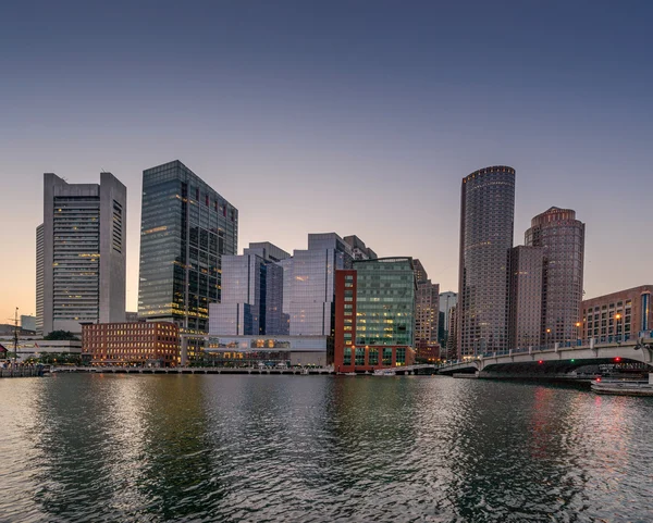 Boston harbor och waterfront — Stockfoto