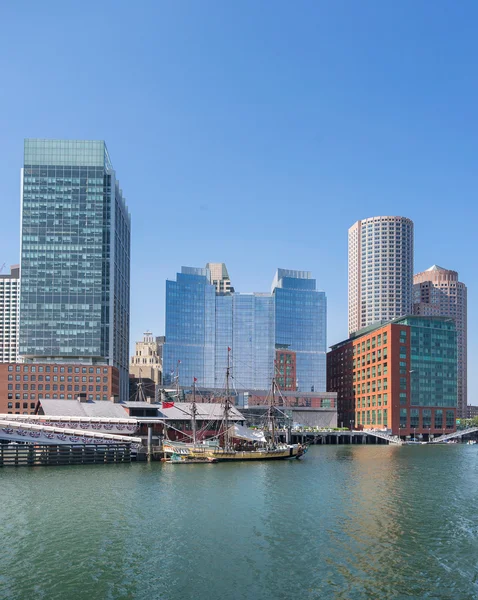 Boston harbor a nábřeží — Stock fotografie