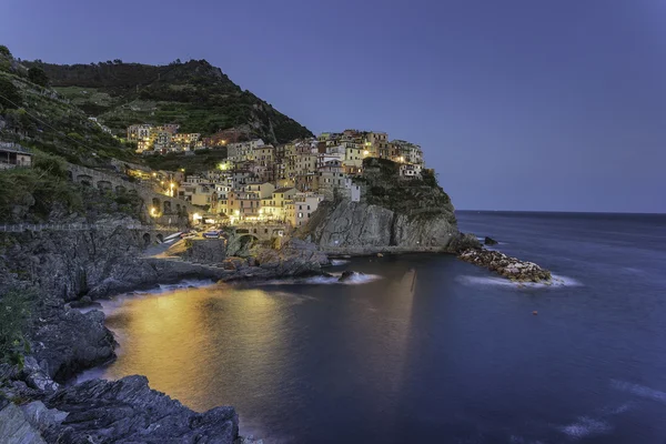 Manarola na Cinque Terre v Ligurii — Stock fotografie