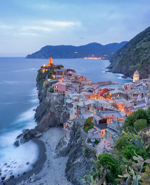Vernazza για το Cinque Terre στη Λιγουρία — Φωτογραφία Αρχείου