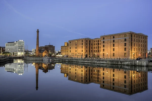 Albert Dock w Liverpoolu — Zdjęcie stockowe