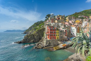 Riomaggiore Cinque Terre Iin taly olduğunu