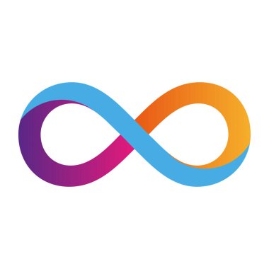 Sınırlılık İnternet Bilgisayar ICP sembol kripto para birimi logosu, para simgesi beyaz arkaplanda izole. Vektör illüstrasyonu.
