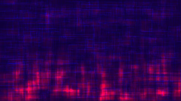 Abstracte Geometrische Achtergrond Van Blauwe Strepen Rode Gloed Onderaan Donkere — Stockvector
