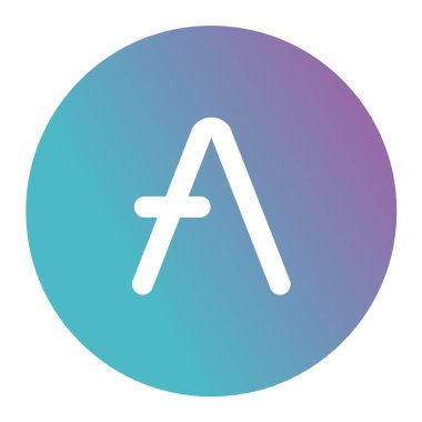 Simge sembolü şifreli para logosu, para simgesi beyaz arkaplanda izole. Vektör illüstrasyonu.