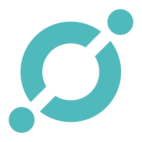 Ikona Icx Token Symbol Projektu Defi Kryptoměna Logo Decentralizované Finanční — Stockový vektor