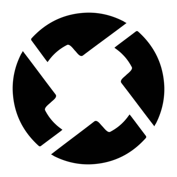 Zrx Symbol Kryptoměna Logo Mince Ikona Izolované Bílém Pozadí Vektorová — Stockový vektor
