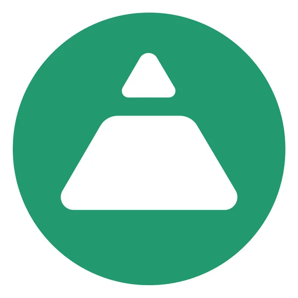 Simbolo Simbolico Del Protocollo Fei Del Progetto Defi Logo Criptovaluta — Vettoriale Stock
