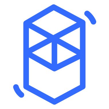 DeFi projesinin kripto para birimi logosunun Fantom FTM sembol sembolü, beyaz arka planda izole edilmiş merkezi olmayan finans madeni para simgesi. Vektör illüstrasyonu.