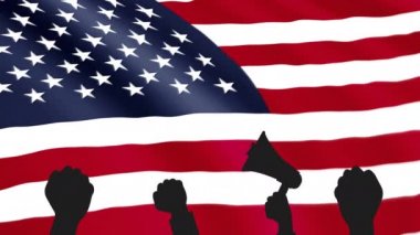 Gösteri, geçit töreni, toplanma, Amerika Birleşik Devletleri 'ndeki insanların sosyal protestosu