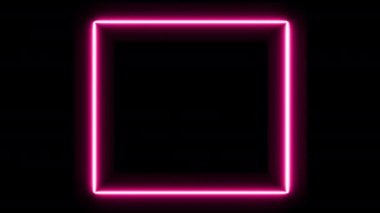 Soyut arka planlar. Gelecek sanatları. neon ışık. Soyut dikişsiz arka plan mavi mor spektrum döngülü floresan ultraviyole ışık 4k parlayan neon çizgi soyut arkaplan neonu