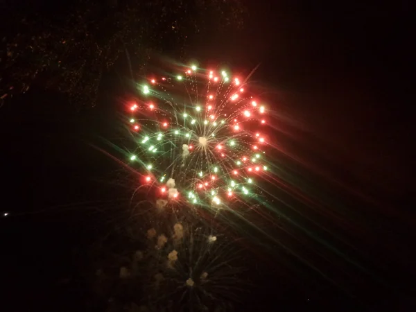 Holiday fireworks — Stock Photo, Image