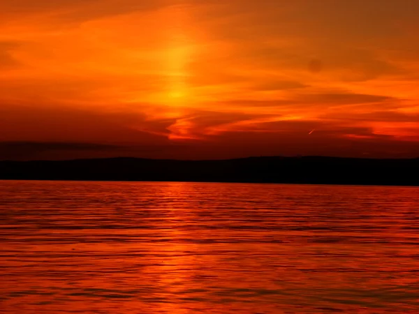 Lake Sunset Summer — Stock Photo, Image