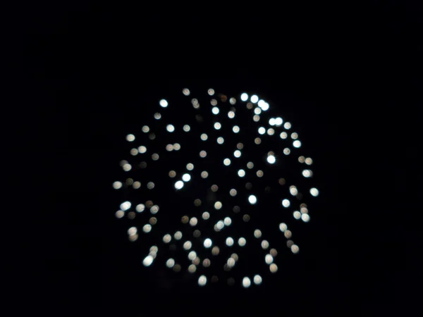 Fogos de artifício à noite — Fotografia de Stock