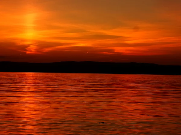 Lake Sunset Summer — Stock Photo, Image