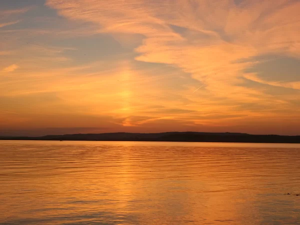 Lake Sunset Summer — Stock Photo, Image