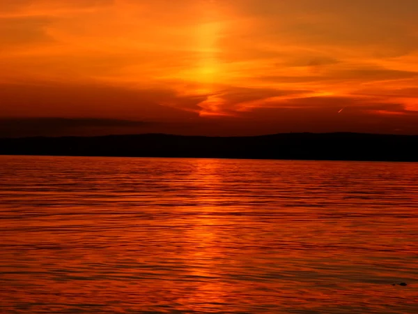 Lake Sunset Summer — Stock Photo, Image