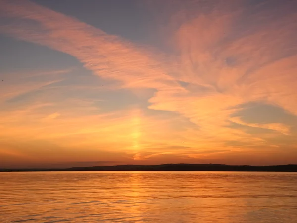 Lake Sunset Summer — Stock Photo, Image