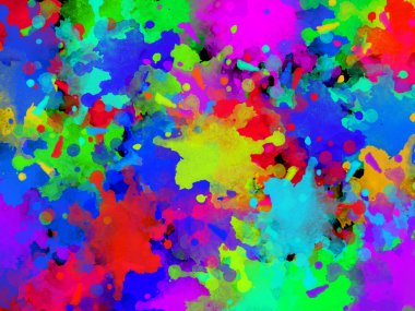 Boya sıçramak doku