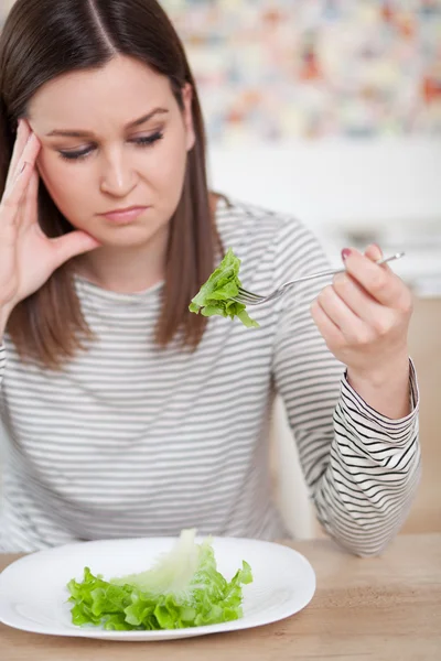 Hungry on a diet — Stock Photo, Image