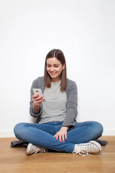 Al telefono. — Foto Stock