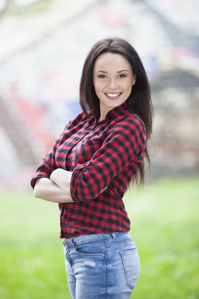 Hermosa joven mujer — Foto de Stock