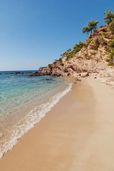 Lonely Beach in Greece — Stock Photo, Image