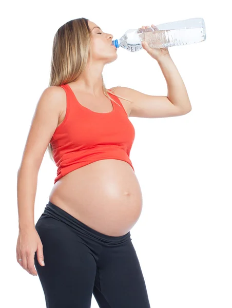 Těhotná a žízeň — Stock fotografie