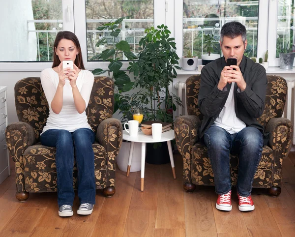 Mobile phone addiction — Stock Photo, Image