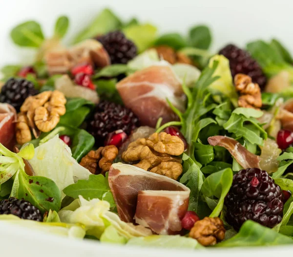 Närbild Bild Blandsallad Grunt Skärpedjup — Stockfoto