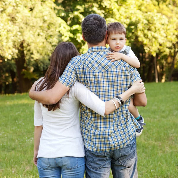 Palha da família — Fotografia de Stock