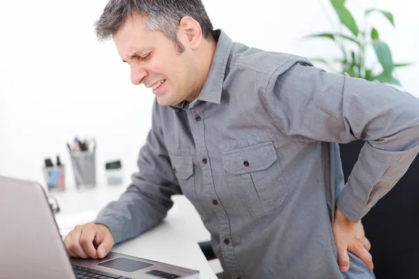 Back pain — Stock Photo, Image