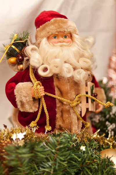 Postava Santa Clause dekorace — Stock fotografie