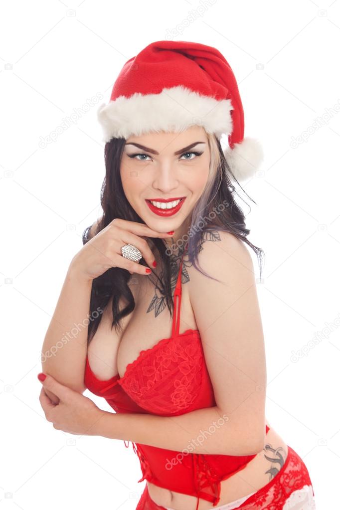 Sexy female Santa