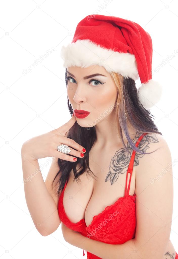 Sexy female Santa