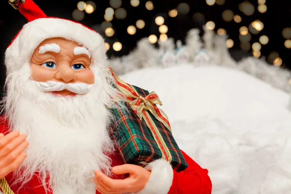 Père Noël dans la nuit de Noël — Photo