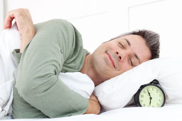 Morgon snooze på nära håll — Stockfoto