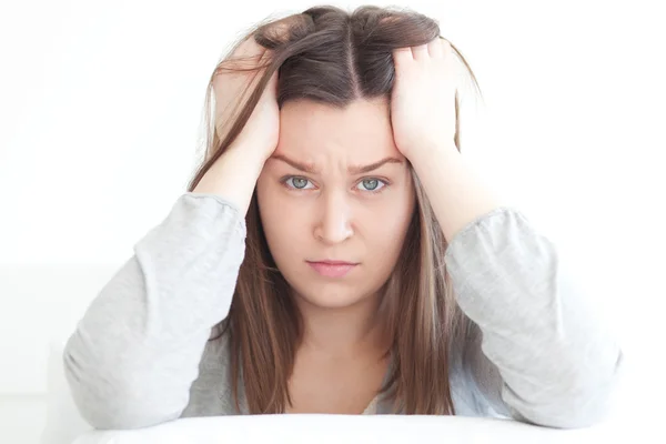 Sick in bed — Stock Photo, Image