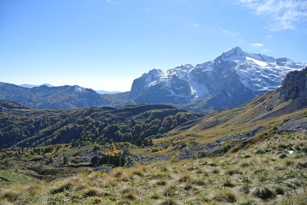 Trekking Nella Riserva Naturale Del Caucaso Passo Guzeripl — Foto Stock