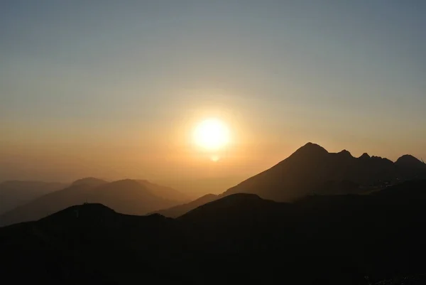 Trekking in the mountains of the North Caucasus. Aibga ridge