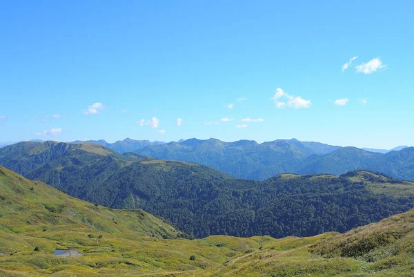 Trekking Mountains North Caucasus Aibga Ridge — Stock Photo, Image