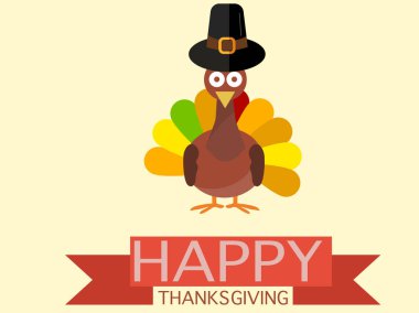 Beyaz arka planda sonbahar renklerine sahip Türkiye, şükran günü