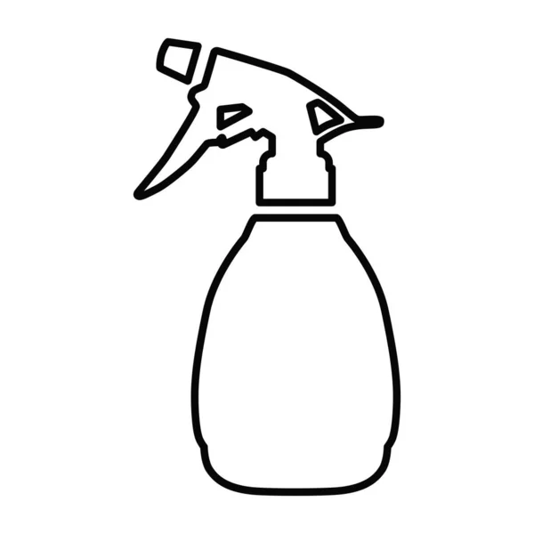 Ikona Sprayu Rozpylacz Wody Nawadniania Gleby Roślin Podczas Pracy Ogrodzie — Wektor stockowy