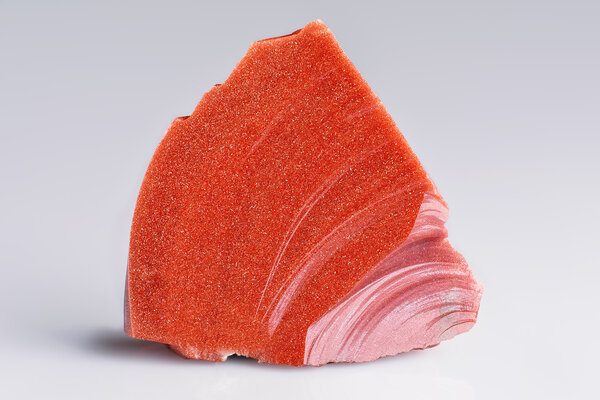 Natural mineral gem stone isolated on white background